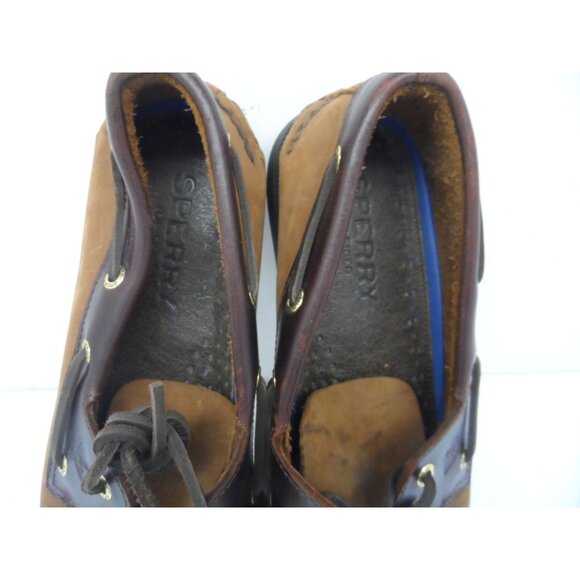 Sperry Men's Top Sider 0195412 Authentic Original 2-Eye Boat Shoe Brown Buck 9M - Picture 5 of 11